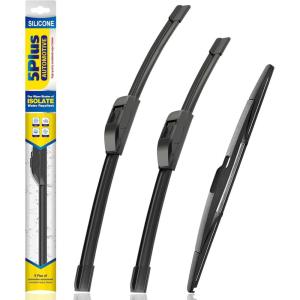 image5 PLUS Silicone Windshield Wipers Replacement for Ford Edge 2015 2016 2017 2018 2019 2020 2021 2022 2023 Wiper BladesSet of 3Automotive Replacement Windshield Wiper Blades For My Car28quot28quot15quot16Ford Edge 20072014 Lincoln MKX 20072015
