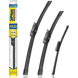 image5 PLUS Silicone Windshield Wipers Replacement for Ford Edge 2015 2016 2017 2018 2019 2020 2021 2022 2023 Wiper BladesSet of 3Automotive Replacement Windshield Wiper Blades For My Car28quot28quot15quot55VW Atlas 20182024