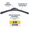image10quot 2 PACK Silicone Rear Wiper Blade Replacement for Toyota RAV4 20182013 Highlander 20222020 Jeep Compass 20212018 Chevrolet Orlando 20142012 BACK Windshield Wiper Blade 10A2414