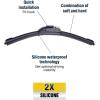image10quot 2 PACK Silicone Rear Wiper Blade Replacement for Toyota RAV4 20182013 Highlander 20222020 Jeep Compass 20212018 Chevrolet Orlando 20142012 BACK Windshield Wiper Blade 10A2828