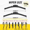 image5 PLUS 13quot13quot Windshield Wipers Replacement For JEEP Wrangler 2006 2005 2004 2003 2002 2001 2000 1999 JEEP Wrangler Wiper BladesOriginal Factory Quality Pack of 22421