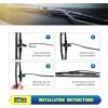 image5 PLUS 13quot13quot Windshield Wipers Replacement For JEEP Wrangler 2006 2005 2004 2003 2002 2001 2000 1999 JEEP Wrangler Wiper BladesOriginal Factory Quality Pack of 22222Metal
