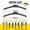 image5 PLUS 22quot18quot Windshield Wipers Replacement For 20152022 Chevy Colorado 20152022 GMC Canyon 20082003 MAZDA 6 Wiper BladesOriginal Factory Quality Pack of 2