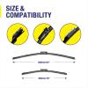 image3 Wipers 26quot18quot16quot Replacement For SUBARU Outback 2024 2023 2022 2021 2020 Set of 3 26 Inch18 Inch Windshield Wiper Blades with 16 Inch Rear Wiper Blade241814ADPTB