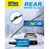 image5 PLUS 14 Inch Rear Wiper Blade Replacement for Subaru Forester 20062024 Outback 20052019Honda CRV 20072011 Fit 20072020 Pilot 20162024 Rear Windshield Wiper Mute Original OEM Quality14B16A401H