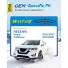 image5 PLUS 12 Inch Rear Wiper Blade Replacement for Nissan 20082024 Rogue20132020 Pathfinder20182024 Kicks20112017 Juke Rear Wiper Premium AllSeasons Stable Back Windshield Wiper Blade 12quot12J2Rogue 20142020Pathfinder 20132020