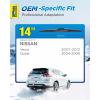 image5 PLUS 12 Inch Rear Wiper Blade Replacement for Nissan 20082024 Rogue20132020 Pathfinder20182024 Kicks20112017 Juke Rear Wiper Premium AllSeasons Stable Back Windshield Wiper Blade 12quot12J1Rear
