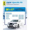 image5 PLUS 12 Inch Rear Wiper Blade Replacement for Nissan 20082024 Rogue20132020 Pathfinder20182024 Kicks20112017 Juke Rear Wiper Premium AllSeasons Stable Back Windshield Wiper Blade 12quot12J3Altima 2019202420022006Sentra 0712