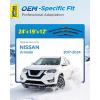 image5 PLUS 12 Inch Rear Wiper Blade Replacement for Nissan 20082024 Rogue20132020 Pathfinder20182024 Kicks20112017 Juke Rear Wiper Premium AllSeasons Stable Back Windshield Wiper Blade 12quot12J10Armada 20172024
