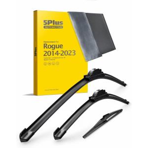 image5 PLUS 12 Inch Rear Wiper Blade Replacement for Nissan 20082024 Rogue20132020 Pathfinder20182024 Kicks20112017 Juke Rear Wiper Premium AllSeasons Stable Back Windshield Wiper Blade 12quot12J2Rogue 20142020Pathfinder 20132020