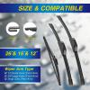 image:image5 PLUS Silicone Windshield Wipers Replacement for 20132017 HYUNDAI Elantra GT 20152018 KIA Forte5 Wiper BladesSet of 3Automotive Replacement Windshield Wiper Blades For My Car281413261612JPHOOK