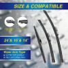 image:image5 PLUS Silicone Windshield Wipers Replacement for 20132017 HYUNDAI Elantra GT 20152018 KIA Forte5 Wiper BladesSet of 3Automotive Replacement Windshield Wiper Blades For My Car281413241614APDPTB