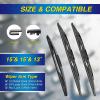 image:image5 PLUS Silicone Windshield Wipers Replacement for 20132017 HYUNDAI Elantra GT 20152018 KIA Forte5 Wiper BladesSet of 3Automotive Replacement Windshield Wiper Blades For My Car281413151513EPHOOK