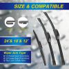 image:image5 PLUS Silicone Windshield Wipers Replacement for 20132017 HYUNDAI Elantra GT 20152018 KIA Forte5 Wiper BladesSet of 3Automotive Replacement Windshield Wiper Blades For My Car281413241812BPHOOK1