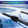 image:image5 PLUS Silicone Windshield Wipers Replacement for 20132017 HYUNDAI Elantra GT 20152018 KIA Forte5 Wiper BladesSet of 3Automotive Replacement Windshield Wiper Blades For My Car281413212114CPHOOK