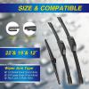 image:image5 PLUS Silicone Windshield Wipers Replacement for 20132017 HYUNDAI Elantra GT 20152018 KIA Forte5 Wiper BladesSet of 3Automotive Replacement Windshield Wiper Blades For My Car281413221912APHOOK