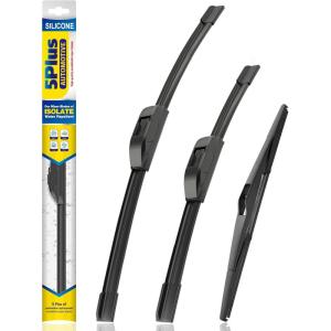 image:image5 PLUS Silicone Windshield Wipers Replacement for 20132017 HYUNDAI Elantra GT 20152018 KIA Forte5 Wiper BladesSet of 3Automotive Replacement Windshield Wiper Blades For My Car281413261412KPHOOK