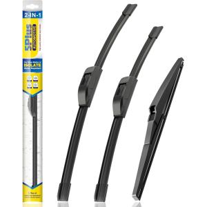 image:image5 PLUS Silicone Windshield Wipers Replacement for 20132017 HYUNDAI Elantra GT 20152018 KIA Forte5 Wiper BladesSet of 3Automotive Replacement Windshield Wiper Blades For My Car281413262012APHOOK