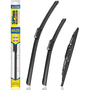 image:image5 PLUS Silicone Windshield Wipers Replacement for 20132017 HYUNDAI Elantra GT 20152018 KIA Forte5 Wiper BladesSet of 3Automotive Replacement Windshield Wiper Blades For My Car2814132614101PTB