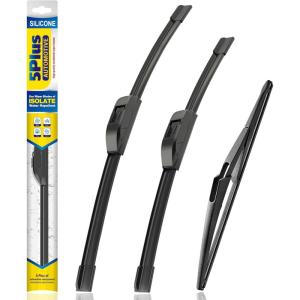 image:image5 PLUS Silicone Windshield Wipers Replacement for 20132017 HYUNDAI Elantra GT 20152018 KIA Forte5 Wiper BladesSet of 3Automotive Replacement Windshield Wiper Blades For My Car281413261612JPHOOK