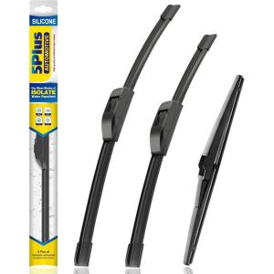 image:image5 PLUS Silicone Windshield Wipers Replacement for 20132017 HYUNDAI Elantra GT 20152018 KIA Forte5 Wiper BladesSet of 3Automotive Replacement Windshield Wiper Blades For My Car281413261611APHOOK