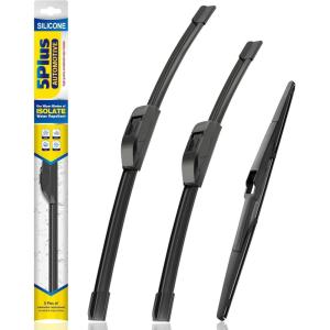 image:image5 PLUS Silicone Windshield Wipers Replacement for 20132017 HYUNDAI Elantra GT 20152018 KIA Forte5 Wiper BladesSet of 3Automotive Replacement Windshield Wiper Blades For My Car281413261614APHOOK