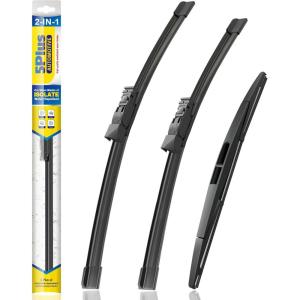 image:image5 PLUS Silicone Windshield Wipers Replacement for 20132017 HYUNDAI Elantra GT 20152018 KIA Forte5 Wiper BladesSet of 3Automotive Replacement Windshield Wiper Blades For My Car281413262014BPDPTB