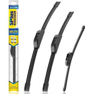 image:image5 PLUS Silicone Windshield Wipers Replacement for 20132017 HYUNDAI Elantra GT 20152018 KIA Forte5 Wiper BladesSet of 3Automotive Replacement Windshield Wiper Blades For My Car2814132616RB300HOOK