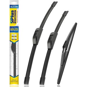 image:image5 PLUS Silicone Windshield Wipers Replacement for 20132017 HYUNDAI Elantra GT 20152018 KIA Forte5 Wiper BladesSet of 3Automotive Replacement Windshield Wiper Blades For My Car281413261712JPHOOK