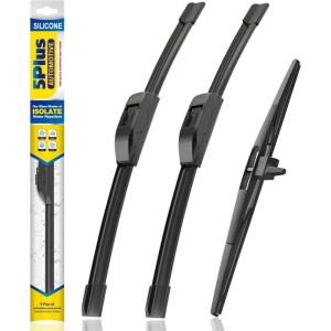 image:image5 PLUS Silicone Windshield Wipers Replacement for 20132017 HYUNDAI Elantra GT 20152018 KIA Forte5 Wiper BladesSet of 3Automotive Replacement Windshield Wiper Blades For My Car281413222114FPHOOK