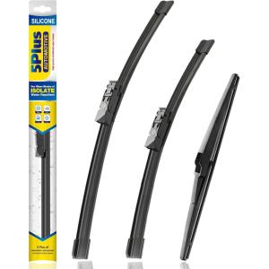 image:image5 PLUS Silicone Windshield Wipers Replacement for 20132017 HYUNDAI Elantra GT 20152018 KIA Forte5 Wiper BladesSet of 3Automotive Replacement Windshield Wiper Blades For My Car281413261612APDPTB