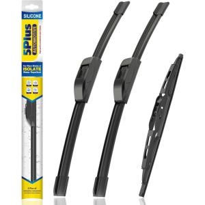 image:image5 PLUS Silicone Windshield Wipers Replacement for 20132017 HYUNDAI Elantra GT 20152018 KIA Forte5 Wiper BladesSet of 3Automotive Replacement Windshield Wiper Blades For My Car281413212110HOOK