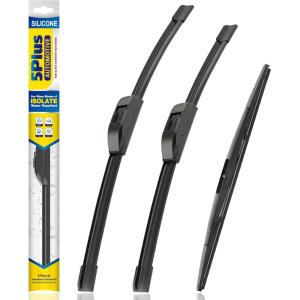 image:image5 PLUS Silicone Windshield Wipers Replacement for 20132017 HYUNDAI Elantra GT 20152018 KIA Forte5 Wiper BladesSet of 3Automotive Replacement Windshield Wiper Blades For My Car281413262416BPHOOK