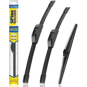 image:image5 PLUS Silicone Windshield Wipers Replacement for 20132017 HYUNDAI Elantra GT 20152018 KIA Forte5 Wiper BladesSet of 3Automotive Replacement Windshield Wiper Blades For My Car281413221912APHOOK