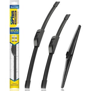 image:image5 PLUS Silicone Windshield Wipers Replacement for 20132017 HYUNDAI Elantra GT 20152018 KIA Forte5 Wiper BladesSet of 3Automotive Replacement Windshield Wiper Blades For My Car281413241912APHOOK