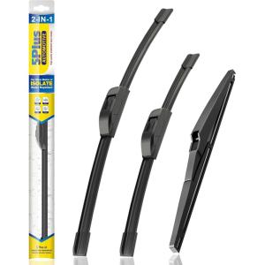 image:image5 PLUS Silicone Windshield Wipers Replacement for 20132017 HYUNDAI Elantra GT 20152018 KIA Forte5 Wiper BladesSet of 3Automotive Replacement Windshield Wiper Blades For My Car281413261610APHOOK