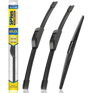 image:image5 PLUS Silicone Windshield Wipers Replacement for 20132017 HYUNDAI Elantra GT 20152018 KIA Forte5 Wiper BladesSet of 3Automotive Replacement Windshield Wiper Blades For My Car281413262414BPHOOK
