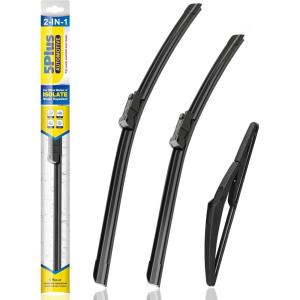 image:image5 PLUS Silicone Windshield Wipers Replacement for 20132017 HYUNDAI Elantra GT 20152018 KIA Forte5 Wiper BladesSet of 3Automotive Replacement Windshield Wiper Blades For My Car281413222010JPPTB