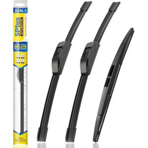image:image5 PLUS Silicone Windshield Wipers Replacement for 20132017 HYUNDAI Elantra GT 20152018 KIA Forte5 Wiper BladesSet of 3Automotive Replacement Windshield Wiper Blades For My Car281413161612BPHOOK