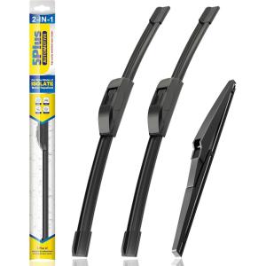 image:image5 PLUS Silicone Windshield Wipers Replacement for 20132017 HYUNDAI Elantra GT 20152018 KIA Forte5 Wiper BladesSet of 3Automotive Replacement Windshield Wiper Blades For My Car281413222111APHOOK