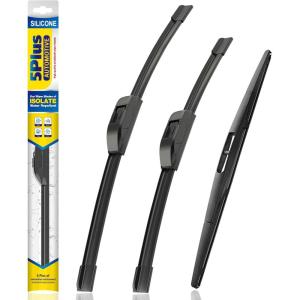 image:image5 PLUS Silicone Windshield Wipers Replacement for 20132017 HYUNDAI Elantra GT 20152018 KIA Forte5 Wiper BladesSet of 3Automotive Replacement Windshield Wiper Blades For My Car281413262014BPHOOK1