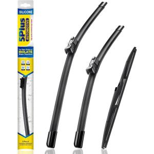 image:image5 PLUS Silicone Windshield Wipers Replacement for 20132017 HYUNDAI Elantra GT 20152018 KIA Forte5 Wiper BladesSet of 3Automotive Replacement Windshield Wiper Blades For My Car281413262016APPTB