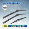 image:imageWindshield Wipers Replacement for Jeep wrangler JK 20082018Jeep wrangler 20072017 Premium All Weather Front amp Rear Wiper Blades 151513OEM Original Factory QualitySet of 3261613HOOK