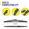 image:imageWindshield Wipers Replacement for Jeep wrangler JK 20082018Jeep wrangler 20072017 Premium All Weather Front amp Rear Wiper Blades 151513OEM Original Factory QualitySet of 3241612K