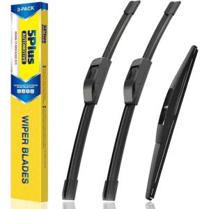 image:imageWindshield Wipers Replacement for Jeep wrangler JK 20082018Jeep wrangler 20072017 Premium All Weather Front amp Rear Wiper Blades 151513OEM Original Factory QualitySet of 3161612