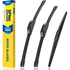 image:imageWindshield Wipers Replacement for Jeep wrangler JK 20082018Jeep wrangler 20072017 Premium All Weather Front amp Rear Wiper Blades 151513OEM Original Factory QualitySet of 3261714B