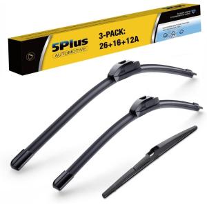 image:imageWindshield Wipers Replacement for Jeep wrangler JK 20082018Jeep wrangler 20072017 Premium All Weather Front amp Rear Wiper Blades 151513OEM Original Factory QualitySet of 3261612A