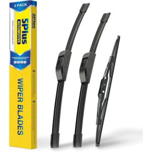 image:imageWindshield Wipers Replacement for Jeep wrangler JK 20082018Jeep wrangler 20072017 Premium All Weather Front amp Rear Wiper Blades 151513OEM Original Factory QualitySet of 3241713PTB