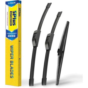 image:imageWindshield Wipers Replacement for Jeep wrangler JK 20082018Jeep wrangler 20072017 Premium All Weather Front amp Rear Wiper Blades 151513OEM Original Factory QualitySet of 3241912A