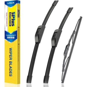 image:imageWindshield Wipers Replacement for Jeep wrangler JK 20082018Jeep wrangler 20072017 Premium All Weather Front amp Rear Wiper Blades 151513OEM Original Factory QualitySet of 3241813